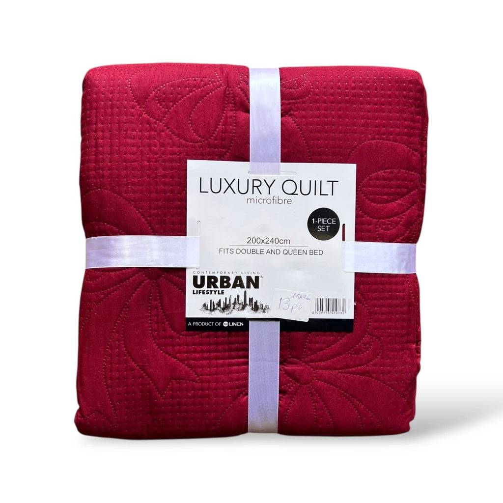Urban Lifestyle Quilt - Double/Queen - 200 x240 - Assorted Design - Home Phase