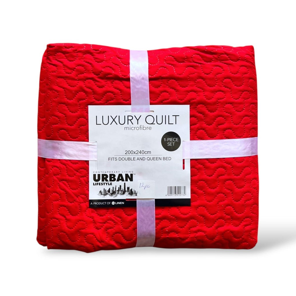 Urban Lifestyle Quilt - Double/Queen - 200 x240 - Assorted Design - Home Phase
