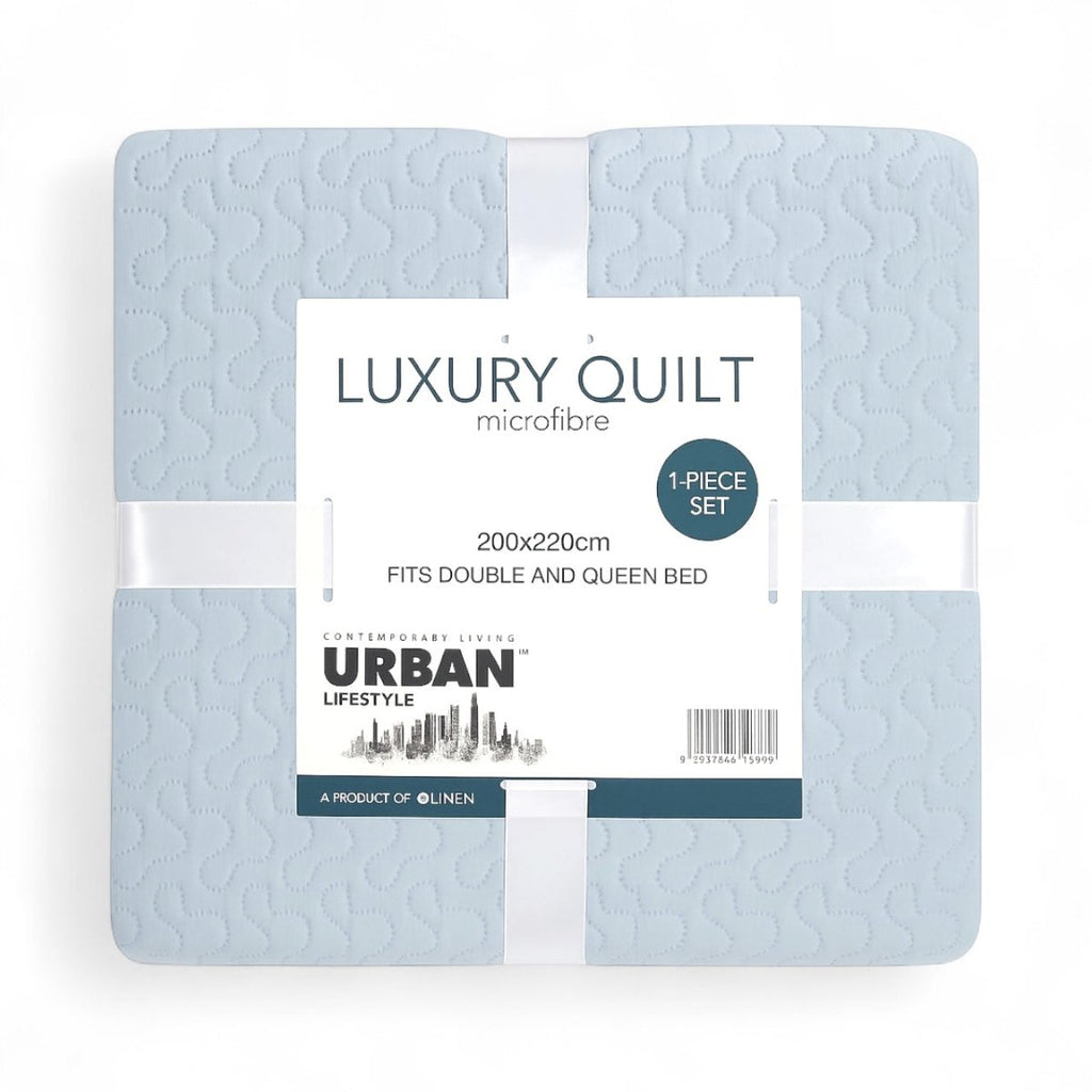 Urban Lifestyle Quilt - Double/Queen - 200 x240 - Assorted Design - Home Phase