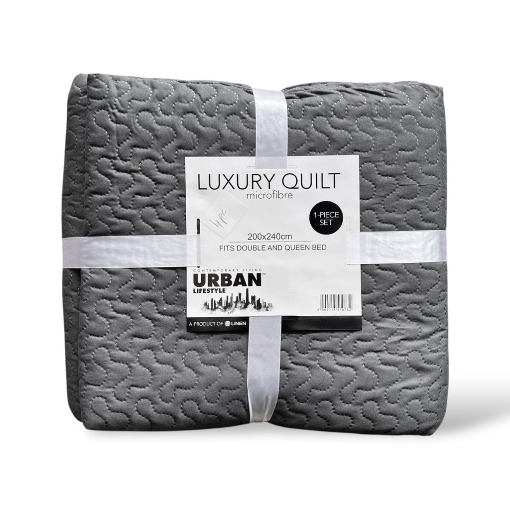 Urban Lifestyle Quilt - Double/Queen - 200 x240 - Assorted Design - Home Phase