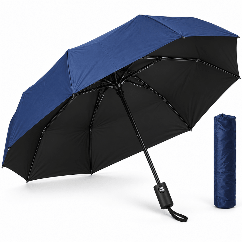 UV Retractable Push Button Umbrella With cover - Automatic - Home Phase