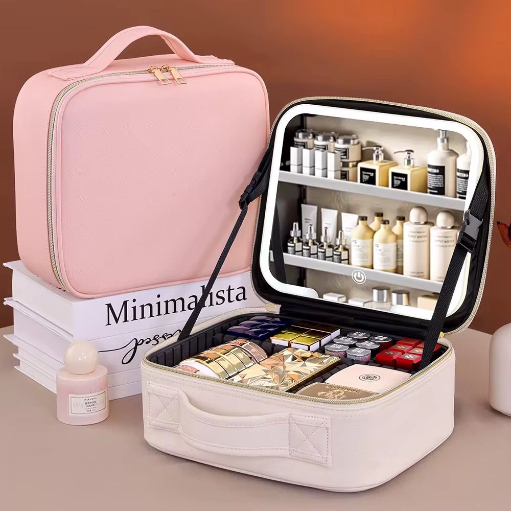 Vanity Mirror Cosmetic Storage - Home Phase
