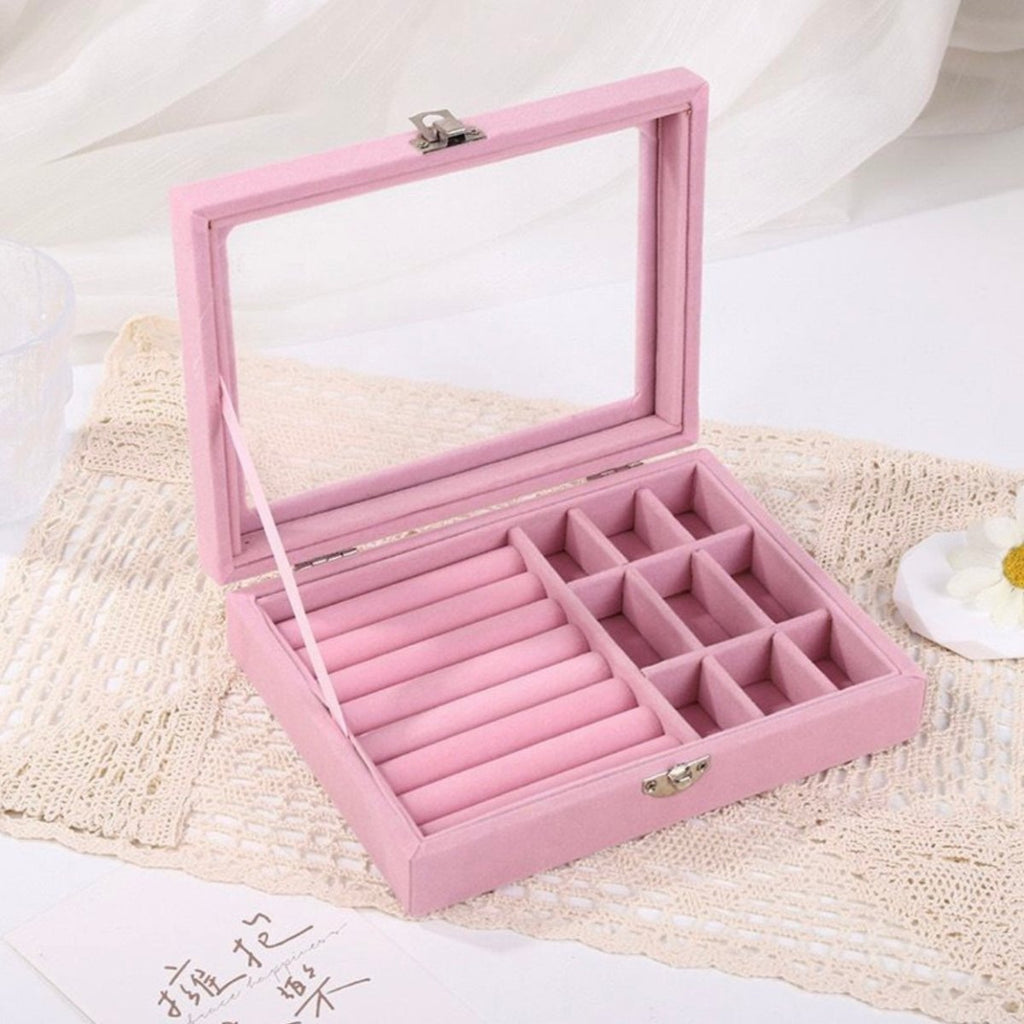 Velvet Jewellery Storage Box - Style Phase Home