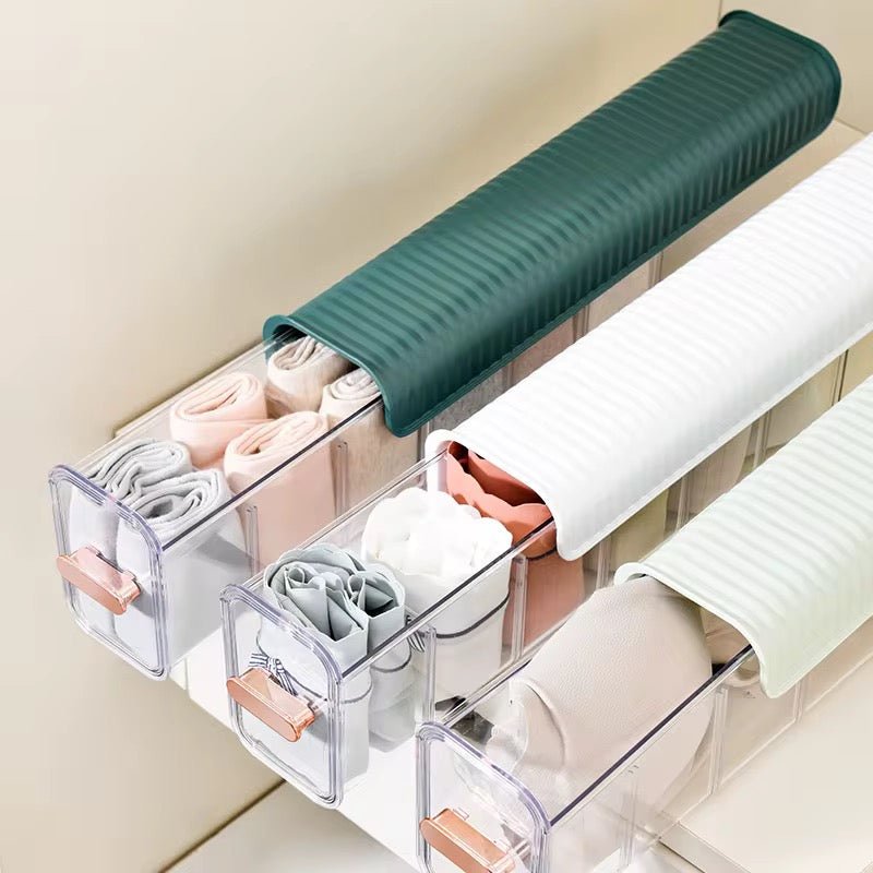 Wall Mounted Acrylic Sliding Storage Organizer - Home Phase