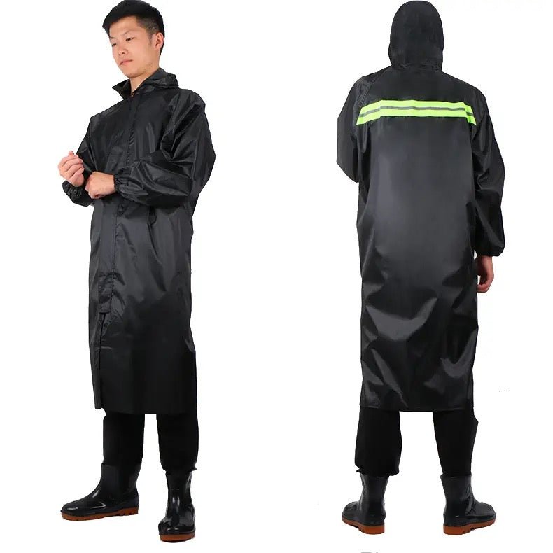 Waterproof Hooded PVC Raincoat – Home Phase