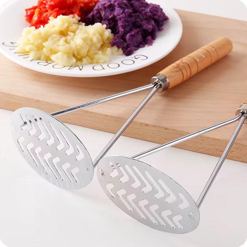 Wooden Handle Potato Masher - Home Phase