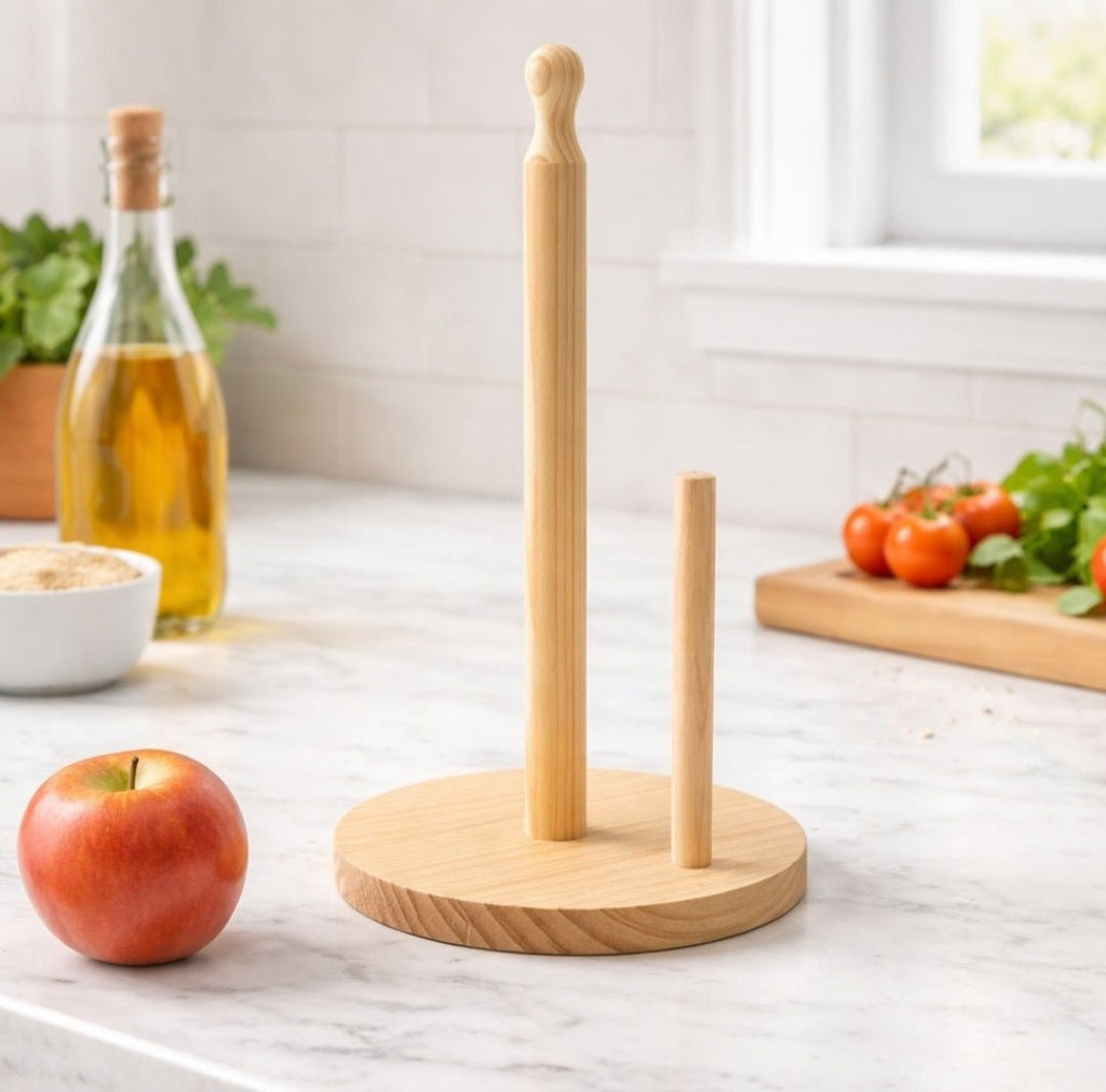 Wooden Paper Towel Holder - Home Phase