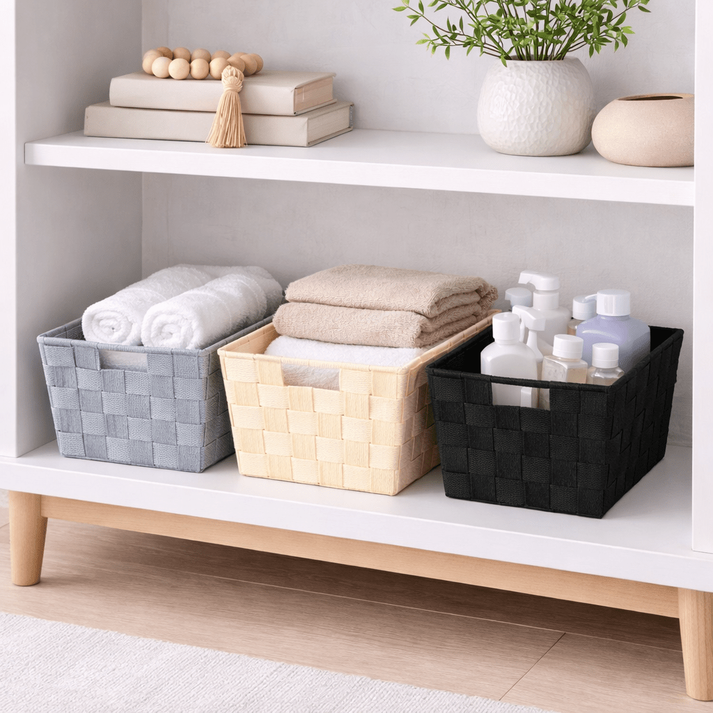 Woven Storage Basket - 30 x 20 x 14 cm - Home Phase