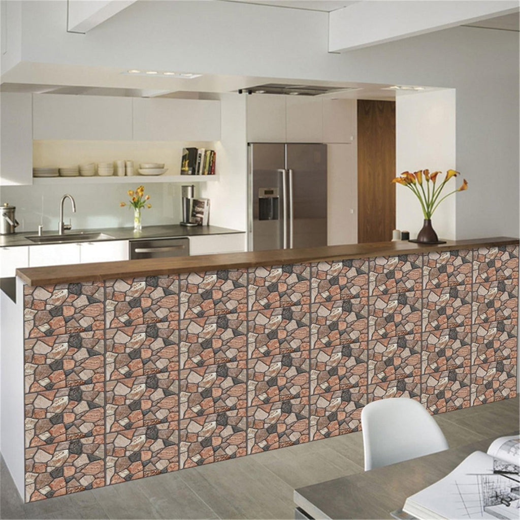 3d Embossed Wallpaper Wall Sticker Tile - Style Phase Home