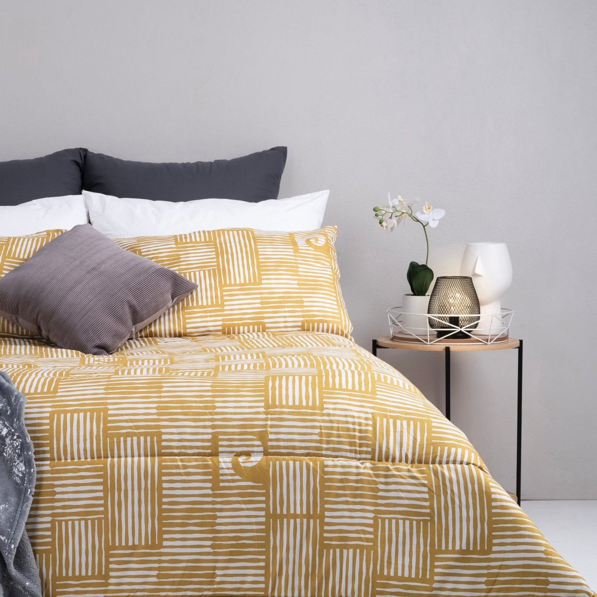 3PC Pierre Cardin Comforter - Horizon Geo – Style Phase Home