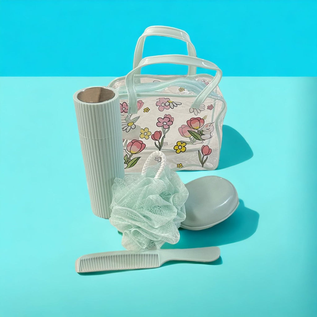 5 PC Travel Cosmetic Gift Set - Style Phase Home