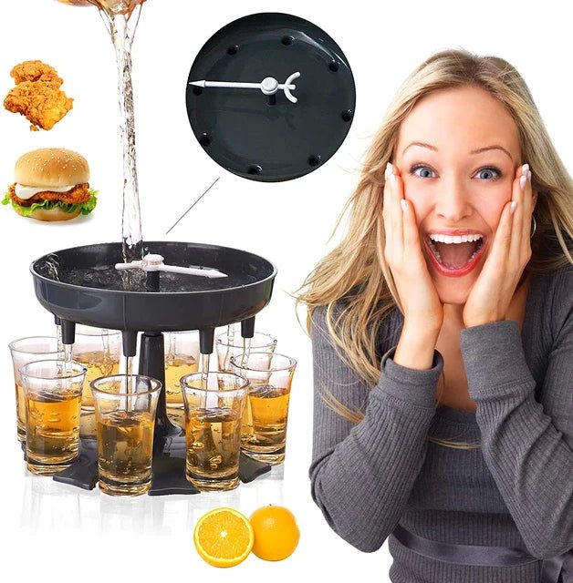 8 Shot Glass + Dispenser Pack - Style Phase Home
