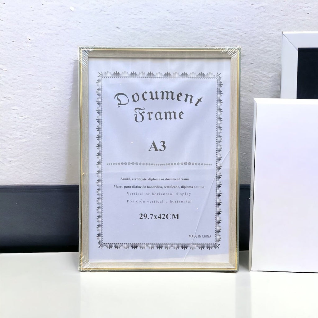 A3 Document Frame With Hook Placement - Style Phase Home