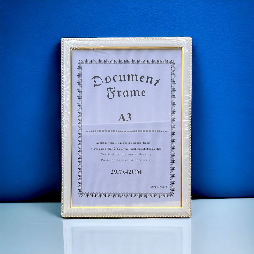 A3 Document Frame With Hook Placement - Style Phase Home