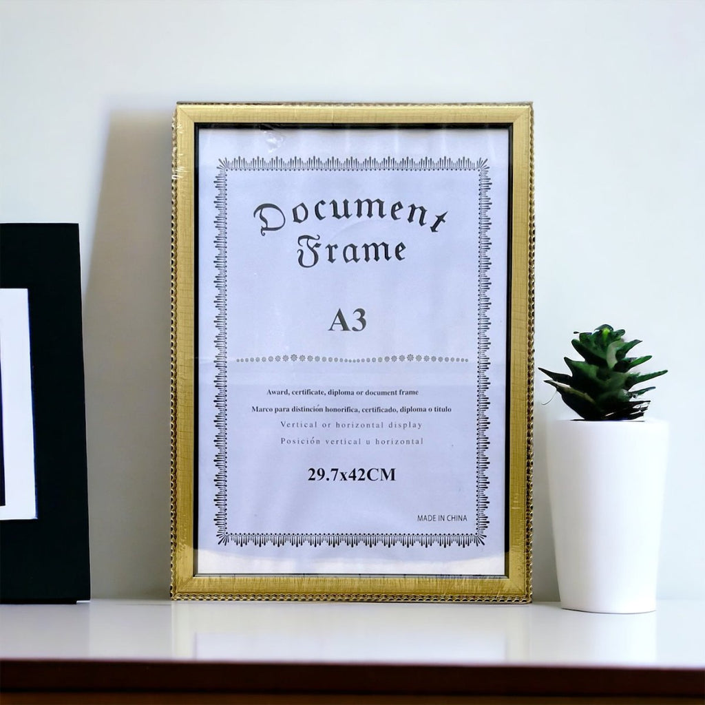 A3 Document Frame With Hook Placement - Style Phase Home