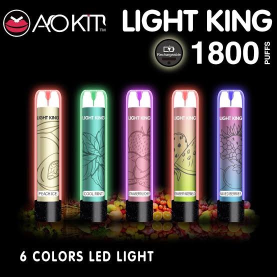 AOKIT Light King RGB 1800 Puff Disposable Vape Home Phase AOKIT Light King RGB 1800 Puff Disposable Vape Home Phase