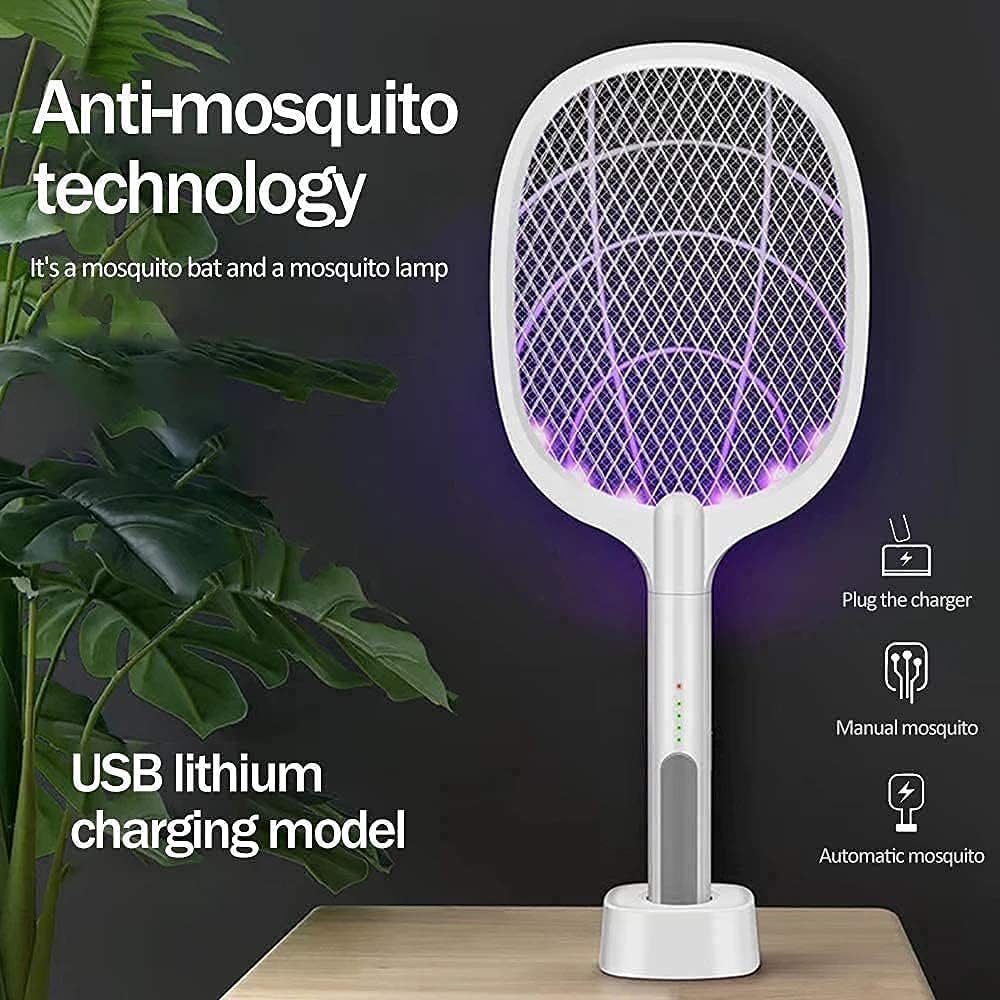 Automatic Mosquito Killer Racket/ Lamp With Stand - Style Phase Home