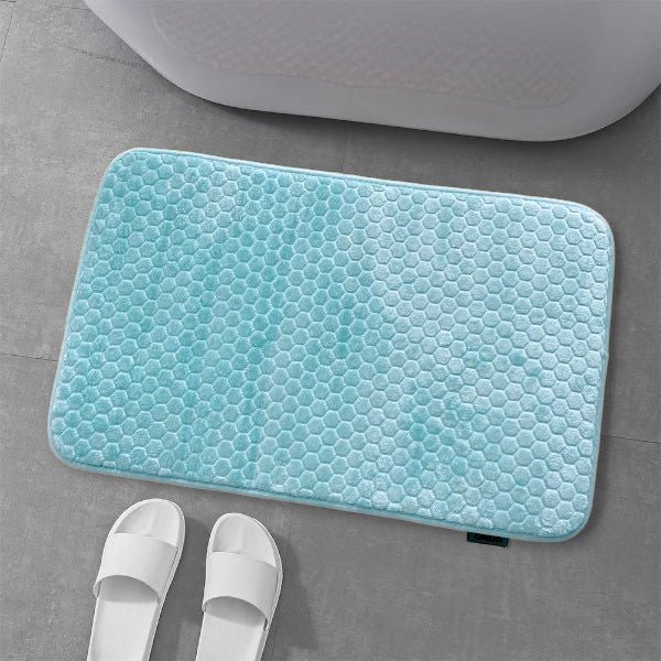 Bathlux Honeycomb Memory Foam Bathroom Mat - Style Phase Home