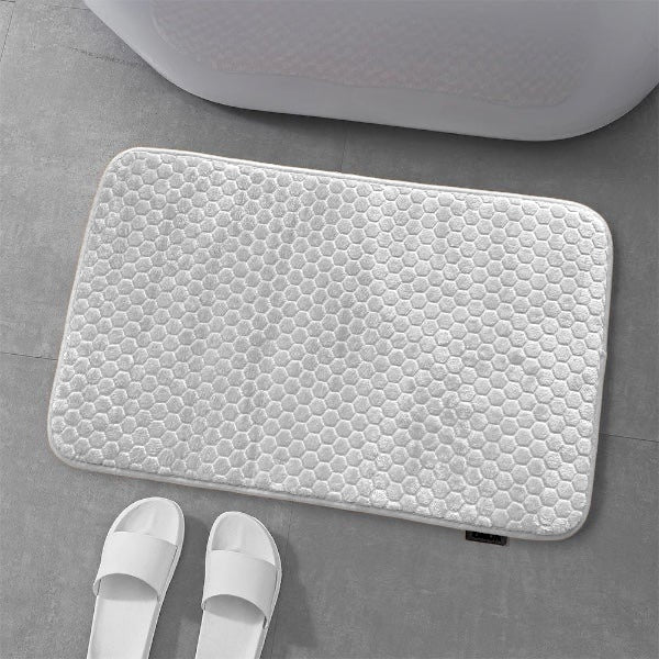 Bathlux Honeycomb Memory Foam Bathroom Mat - Style Phase Home