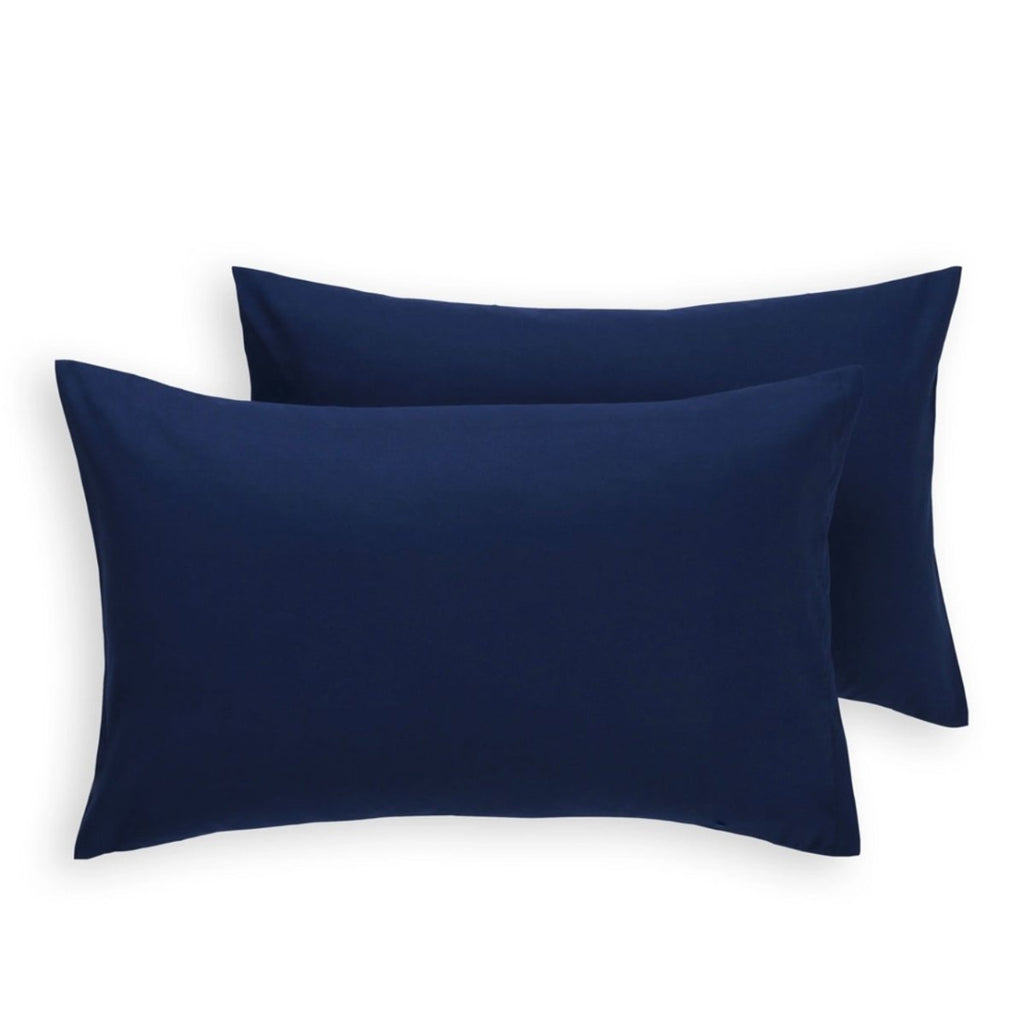 CASA - 2 Pack Standard Pillow Cases - Polycotton - Style Phase Home