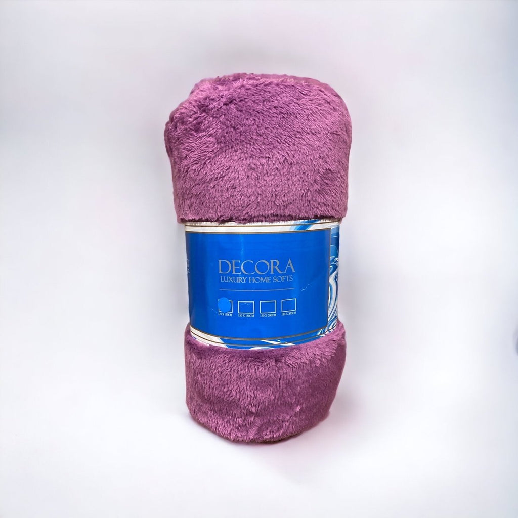 Decora Plush Throw - 125 x 150 cm - Style Phase Home