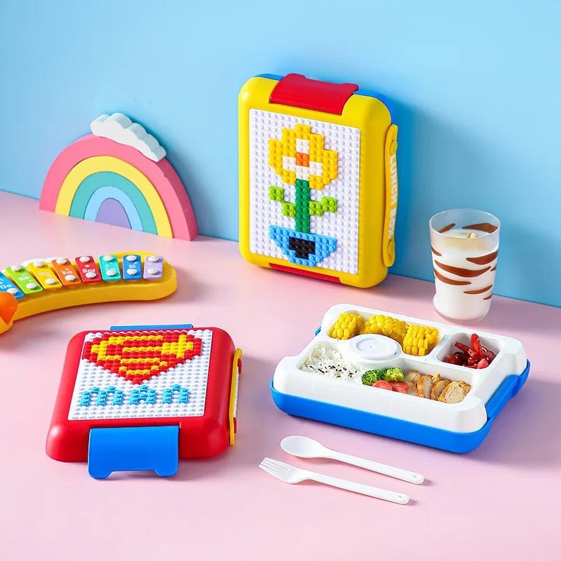 DIY Kids Block Lunch Box - Style Phase Home