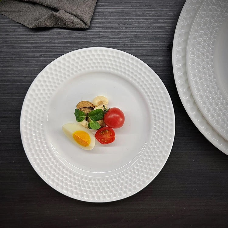 Embossed Side Plate - 20 cm - Style Phase Home
