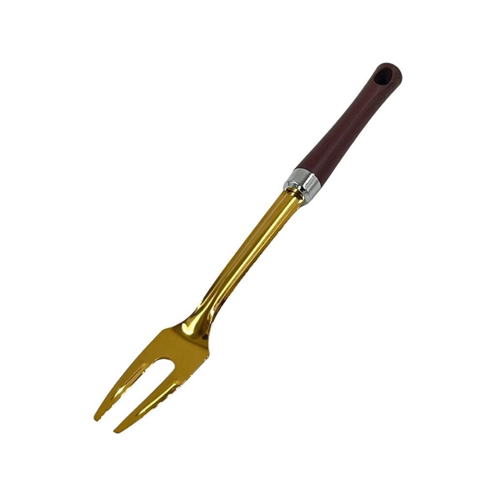 Gold Wooden Handle Utensils - Style Phase Home