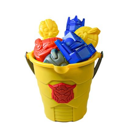 Kids Fun Beach Bucket Toy Set - Yellow - Style Phase Home