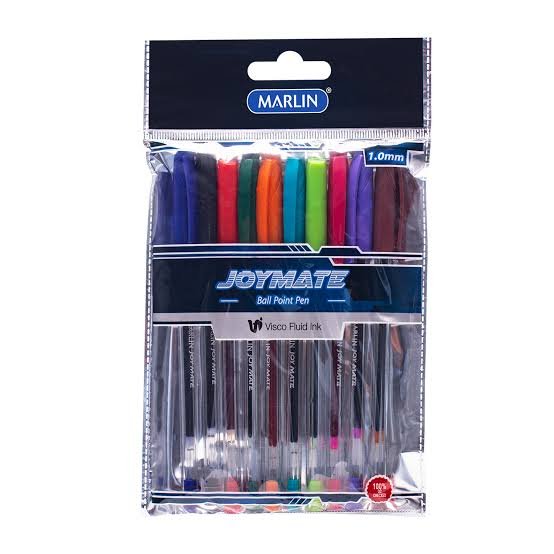 Marlin Joymate Ballpoint Pens - 6 Pack - Style Phase Home