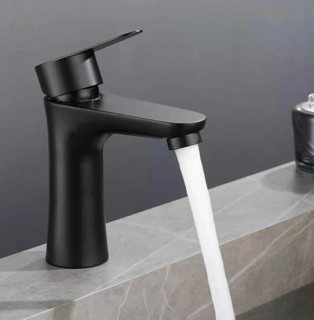 Modern Black Mixer Basin Tap - Style Phase Home