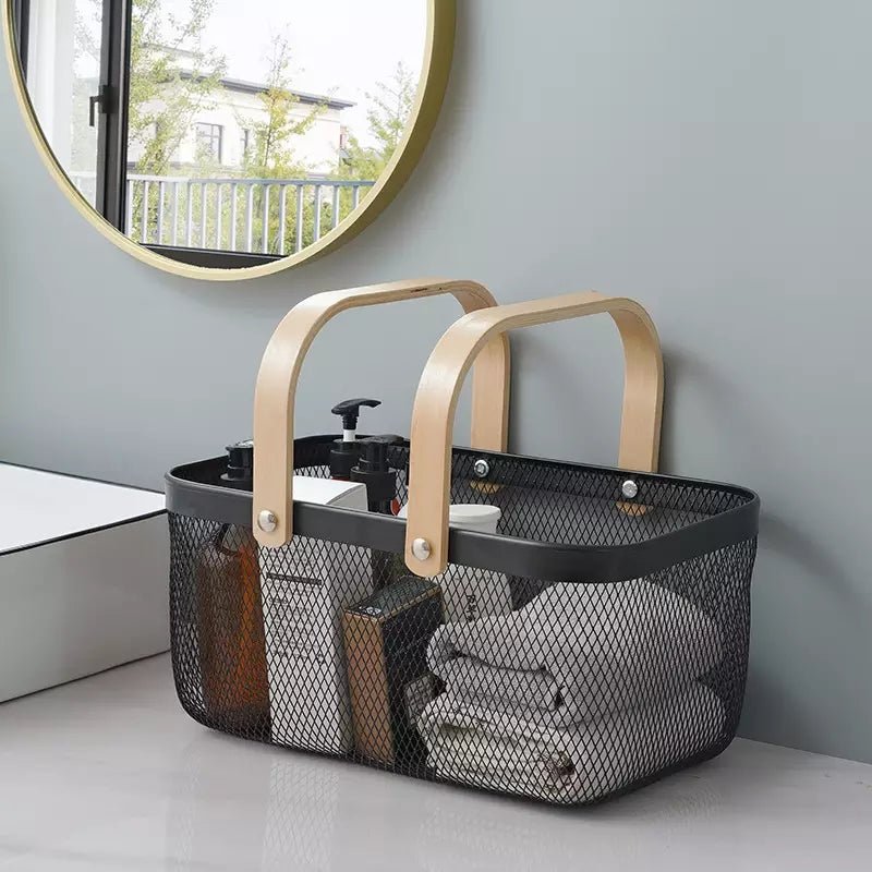 Nordic Mesh Storage Basket - Rectangle - Style Phase Home