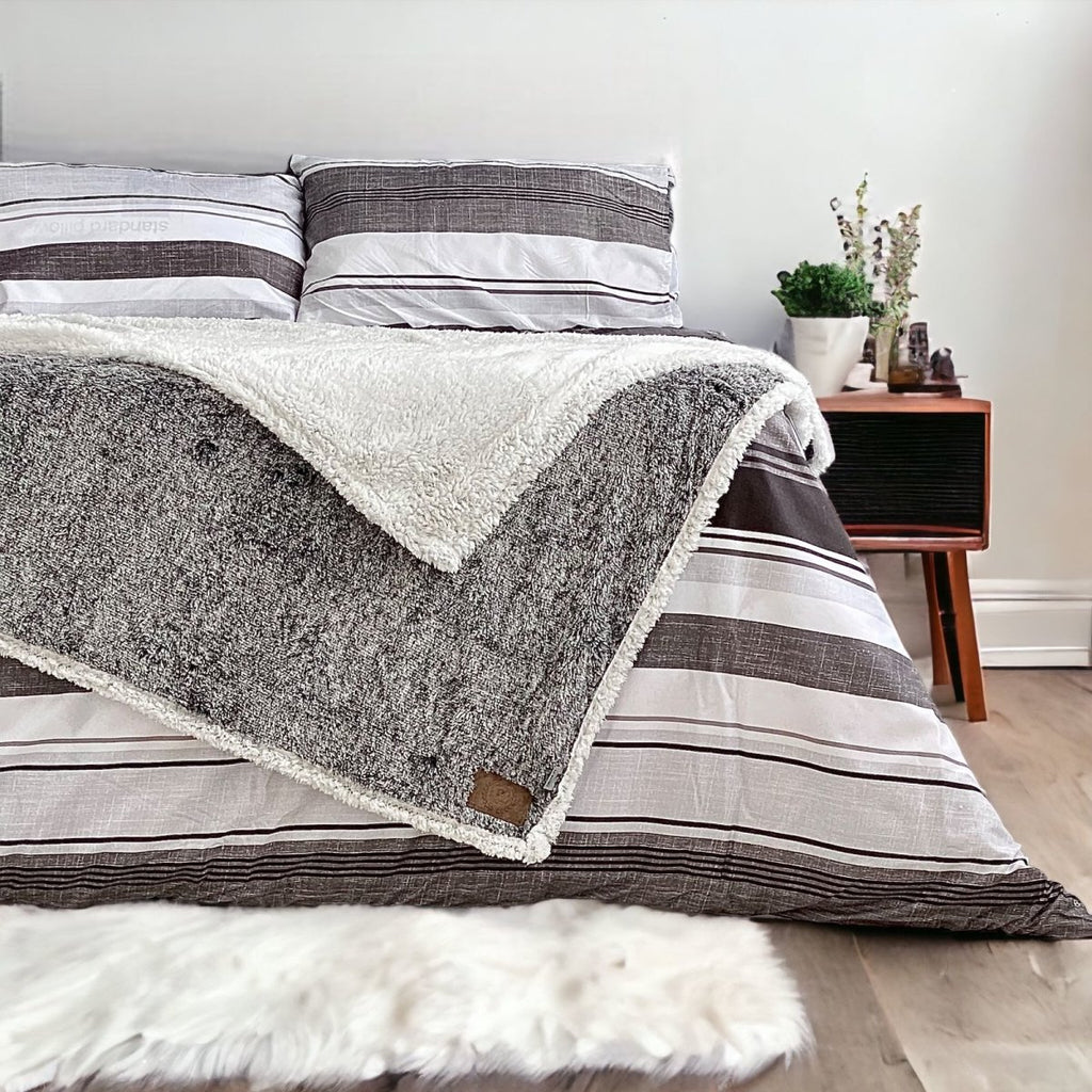 Pierre Cardin Faux Fur Throw 150 x 200cm - Style Phase Home