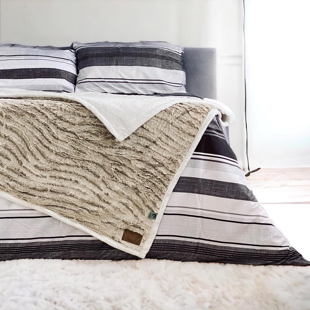 Pierre Cardin Faux Fur Throw 150 x 200cm - Style Phase Home