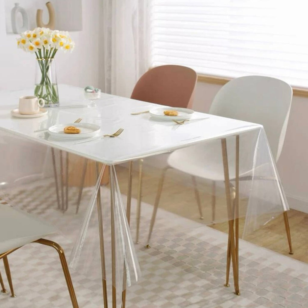 Thick PVC Clear Table Cover - 1 m x 2 meters – Home Phase
