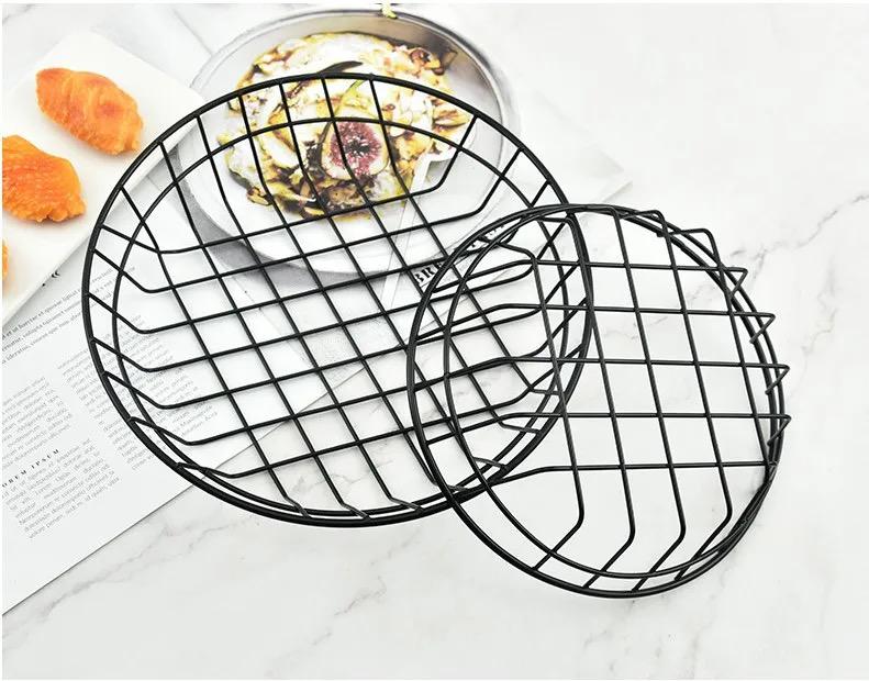 Round Metal Serving Basket Gold - Style Phase Home