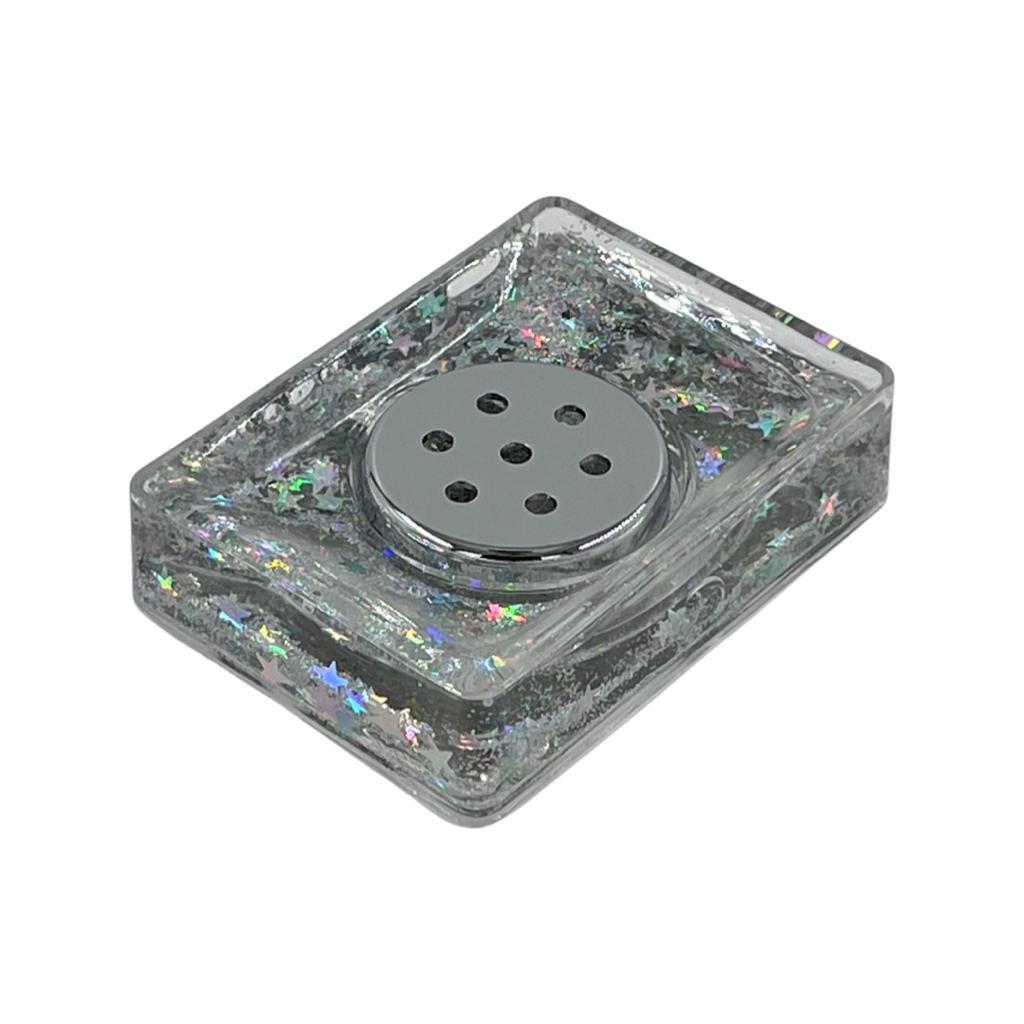 Sparkle Soap Dish - Acrylic - Style Phase Home